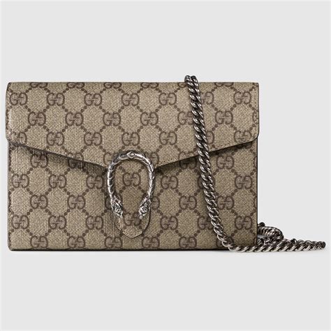 gucci gg supreme chain wallet beige red|Dionysus GG Supreme chain wallet .